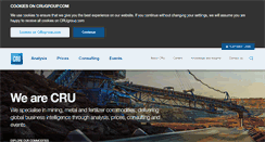 Desktop Screenshot of crugroup.com