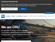 Tablet Screenshot of crugroup.com